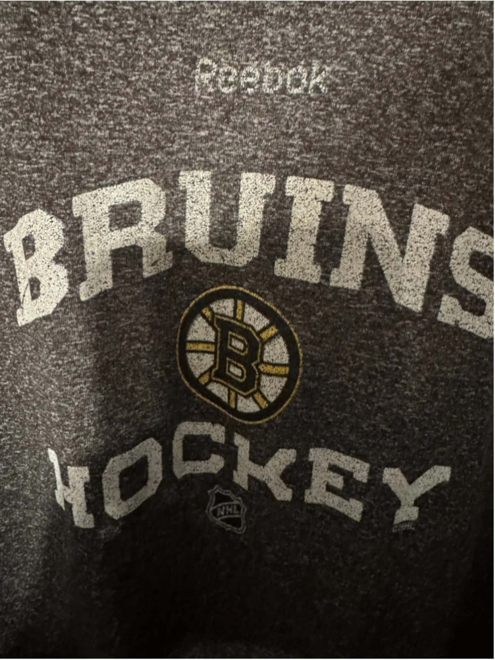 Boston Bruins Vintage Reebok Gray T-Shirt Men's Sz L ?